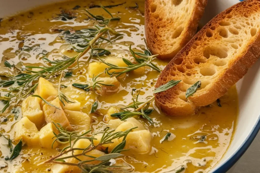 How long does cooked garlic butter last?
