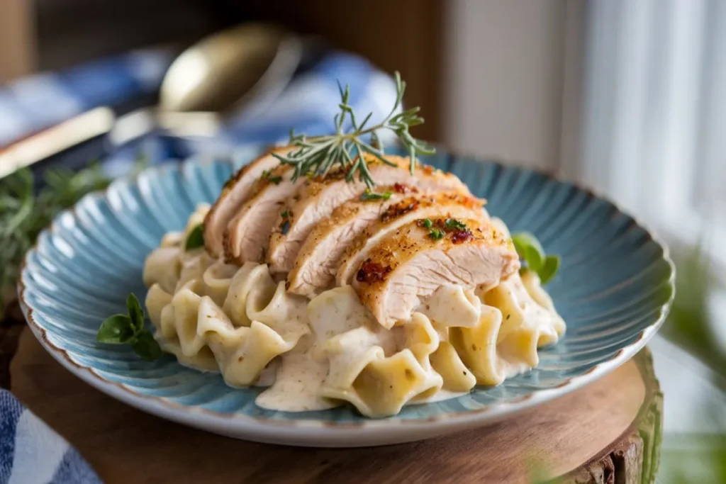 how to make chicken alfredo